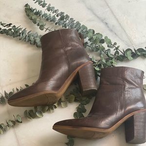 Brown leather Franco Sarto boots